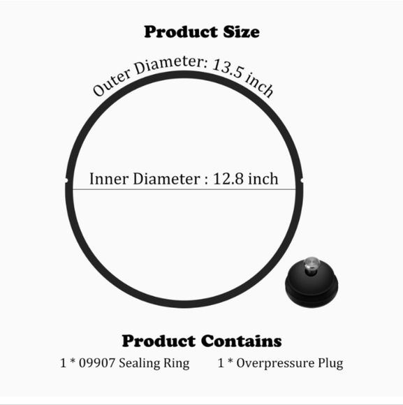 3 For $15 /NWOT Pressure Canner Sealing Ring and for Presto CA16, CA16H, & 21 qt - Picture 5 of 16